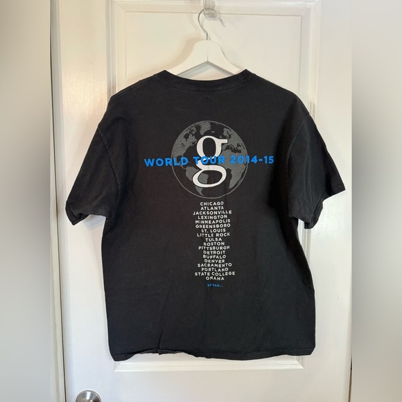 Garth Brooks World Tour 2014-2015 Black T-Shirt - Size Large - Picture 3 of 5